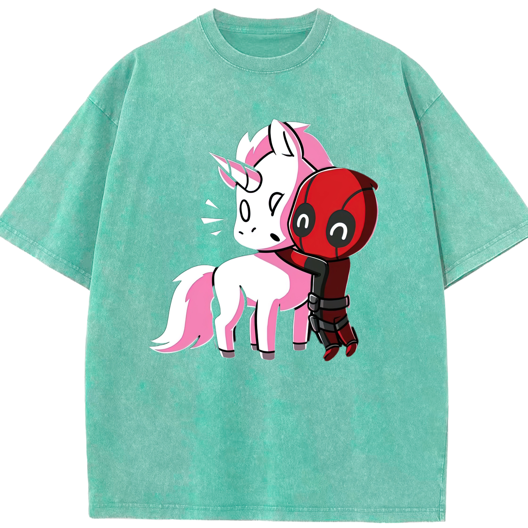 （画像用） Deadpool デッドプール 綿100% ヴィンテージ風 半袖Tシャツ（フロントプリント）